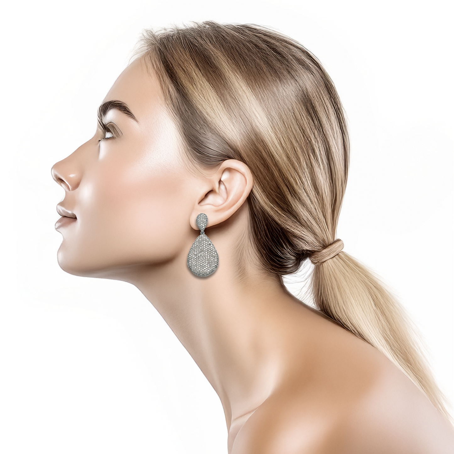Supreme Large Tear Drop Earrings