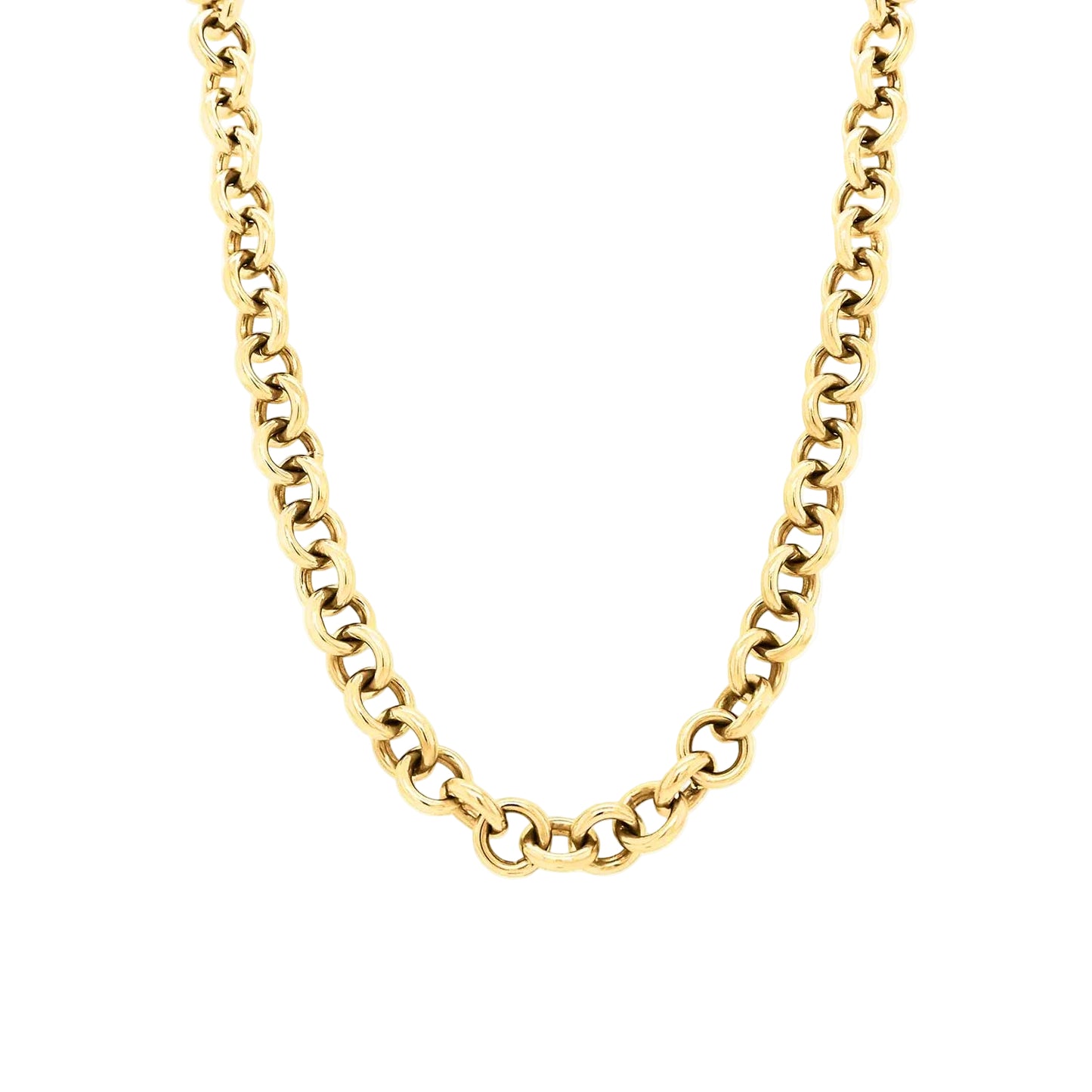 Large Gold-Filled Rolo Chain