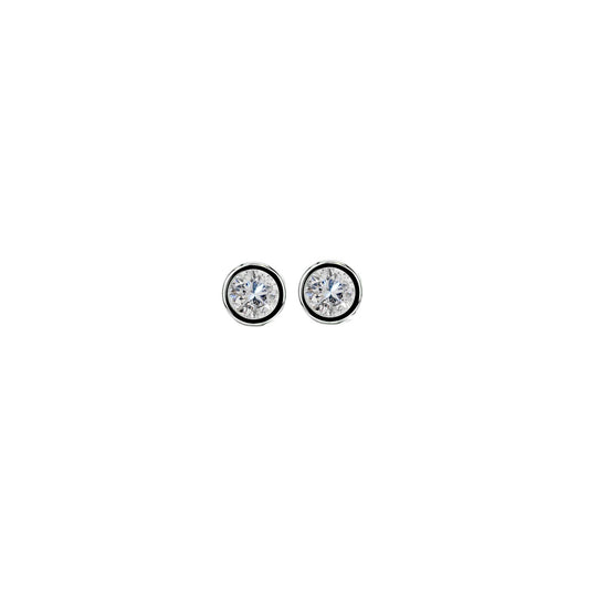 Swarovski Bezeled Stud Earrings 6mm