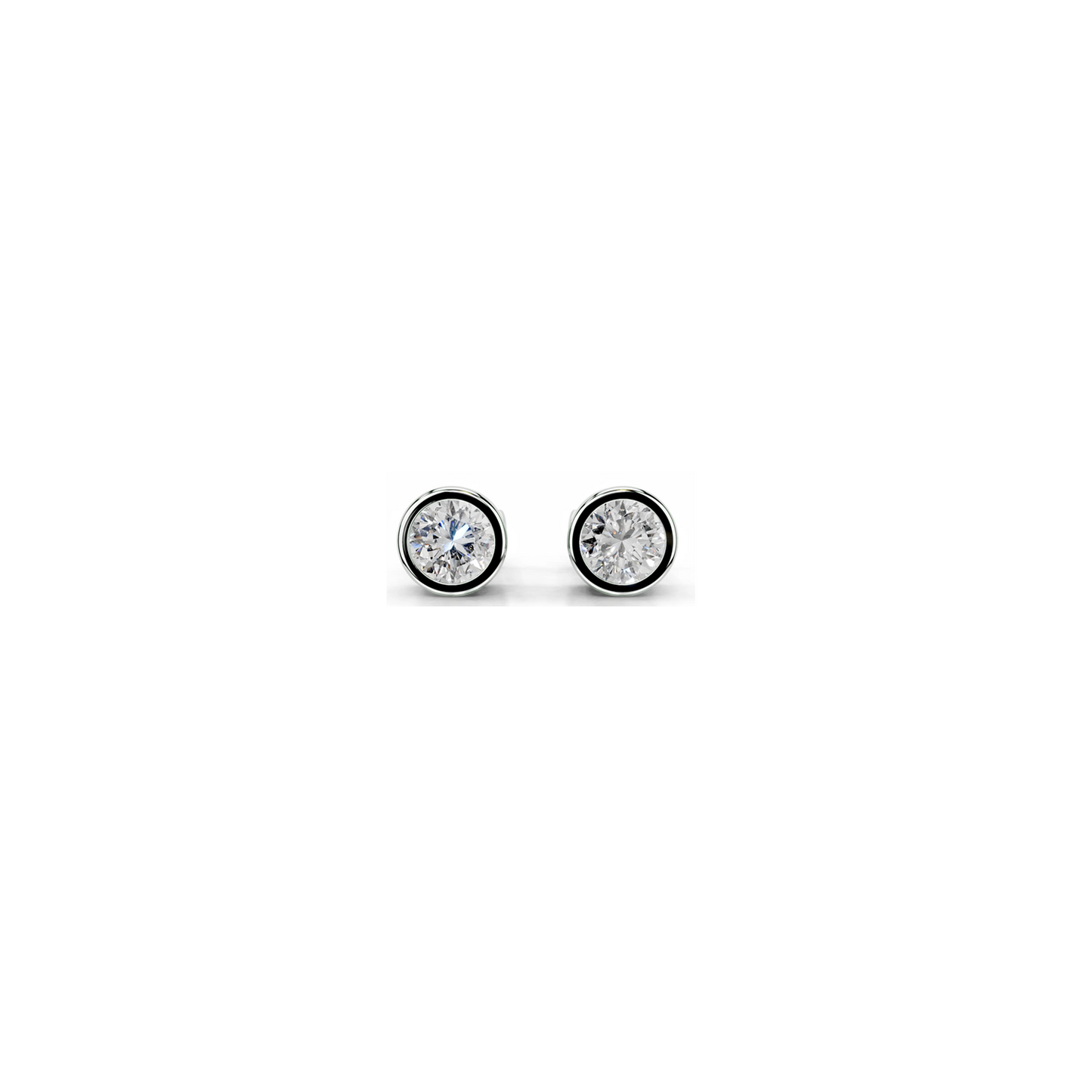 Swarovski Bezeled Stud Earrings 5mm