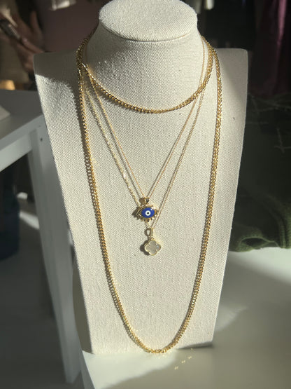 CHARMED Blue Evil Eye with Bead