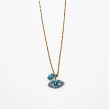 CHARMED Blue Evil Eye with Bead
