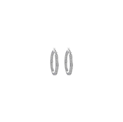 Swarovski Eternal Inside Out Hoops -Small