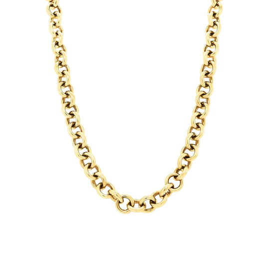 Large Gold-Filled Rolo Chain