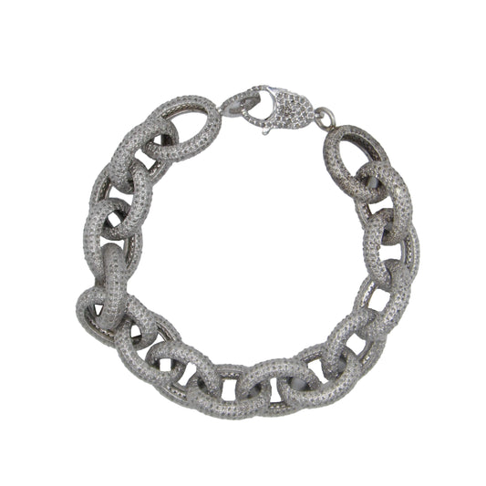 Supreme Large Link Diamond Bracelet