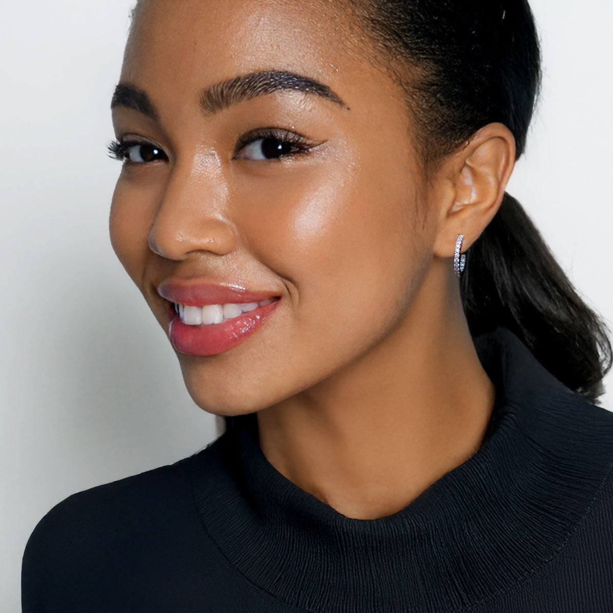 Swarovski Eternal Inside Out Hoops -Small